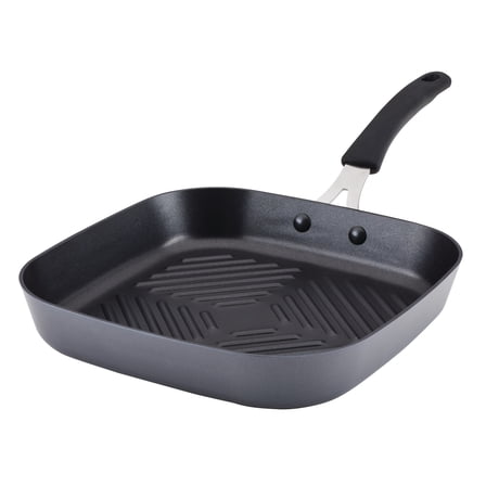 Rachael Ray Cook   Create 11 inch Hard Anodized Nonstick Deep Grill Pan, Black