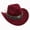 A71-Wine, variant on Ccpelsie Kids Cowboy Hat for Girls Boys Western Cowgirl Hat Unisex Wide Brim Fedora Hat for 2t 3t 4t 5t 6t 7t Children(Khaki,3-8 Years)