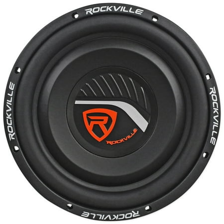 Rockville W12T4S2 12" Shallow Mount 1400w Peak Car Subwoofer 2-Ohm Sub 350w RMS CEA Rated