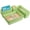 Light Green, variant on 25 PCS Clear Plastic Drawer Organizers Set, 4-Size Versatile Bathroom and Vanity Drawer Organizer Trays, Storage Bins for Makeup, Bedroom, Kitchen Gadgets Utensils and Office Clear
