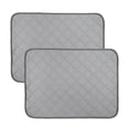 thumbnail image 1 of 2 piezas de forro polar para jaulas de conejillos de indias, alfombrillas reutilizables, lavables, impermeables, almohadillas para orinar para gatitos y cachorros, 1 of 5