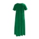 thumbnail image 5 of Vestido largo suelto de moda de verano para mujer, vestido largo de playa con capas asimétricas de cuello redondo y manga corta Fridja bnh3487, 5 of 5