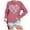 C-Pink513, variant on Sweatshirt For Women Long Sleeve Crew Neck Grandma Sweatshirts Pullover Graphic Fall Winter Tops