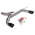 thumbnail image 2 of Flowmaster Exhaust System Kit 738123 Signature Series Cat-Back System; 304 Stainless Steel; With Muffler; 3 Inch Pipe Diameter; Single Exhaust With Dual Exit; Dual Split Rear Exit, 2 of 14