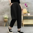 thumbnail image 4 of Roncen Women's Casual Harem Pants - High Waist Loose Fit Trousers with Petite Sizing for Comfortable Style, 4 of 7
