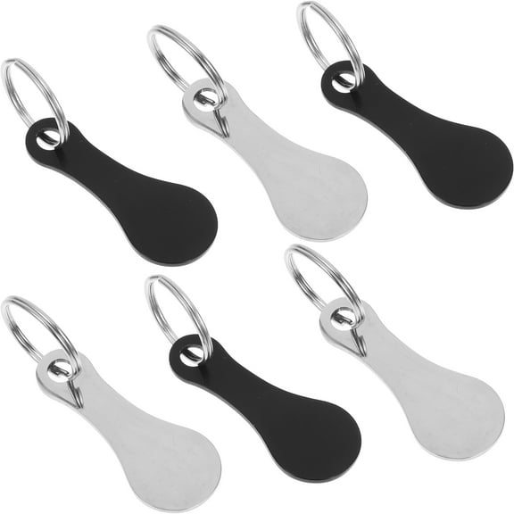 WORGEOUS 6 Pcs Trolley Jack Heavy Duty Stabilizer Cart Token Shopping