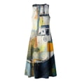 thumbnail image 5 of Neewe Womens Summer Casual Maxi Dresses 2026 Sleeveless Long Dresses Print V Neck Loose Sundresses with Side Split Pockets, 5 of 6