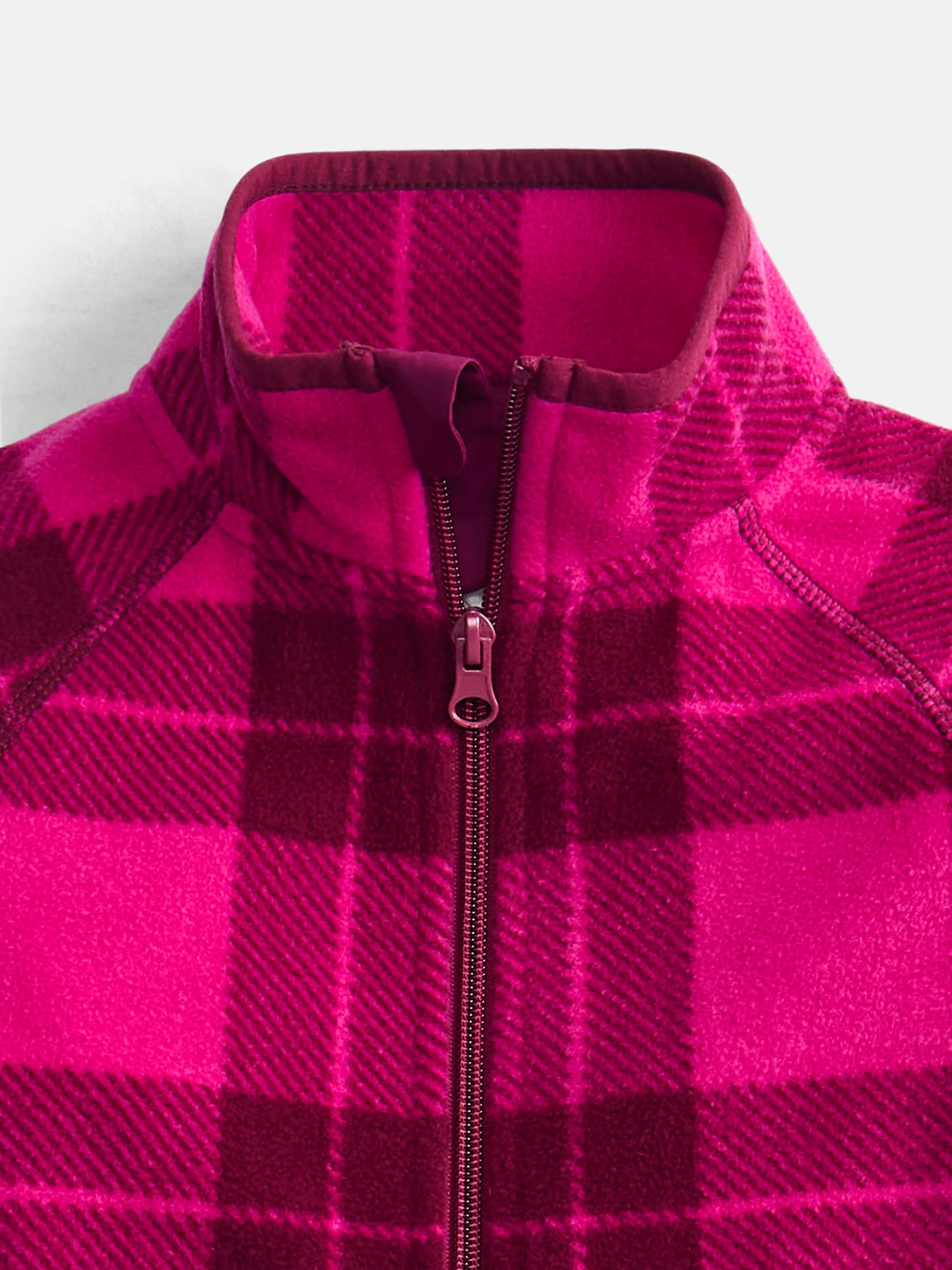 Wonder Nation Girls' Microfleece Full Zip Jacket, Sizes 4-18 & Plus