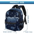 thumbnail image 2 of Taurus Constellation Cute Book Bag with Adjustable Shoulder Strap, Large Capacity, Printed Design - Cute Accessories Backpack, 2 of 6