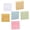 Multicolor, variant on Multicolor Lined Sticky Notes, 6 Pads, 3x3 Inch Assorted Colors, Ruled Adhesive Paper for Study and Office, 1 Set