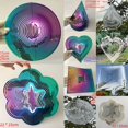 thumbnail image 4 of Carillón de viento giratorio 3D de metal, artesanía de acero inoxidable, decoración de feng shui, giro de viento dinámico, 4 of 5