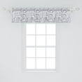thumbnail image 2 of Ambesonne Technology Vibe Valance Pack of 2, Circuit Board Print, 54"X12", Dark Violet Blue White, 2 of 4