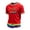 Red, variant on Rainbow Pride Tee for Men, Gay Pride Casual Crewneck Short Sleeve Summer Tops
