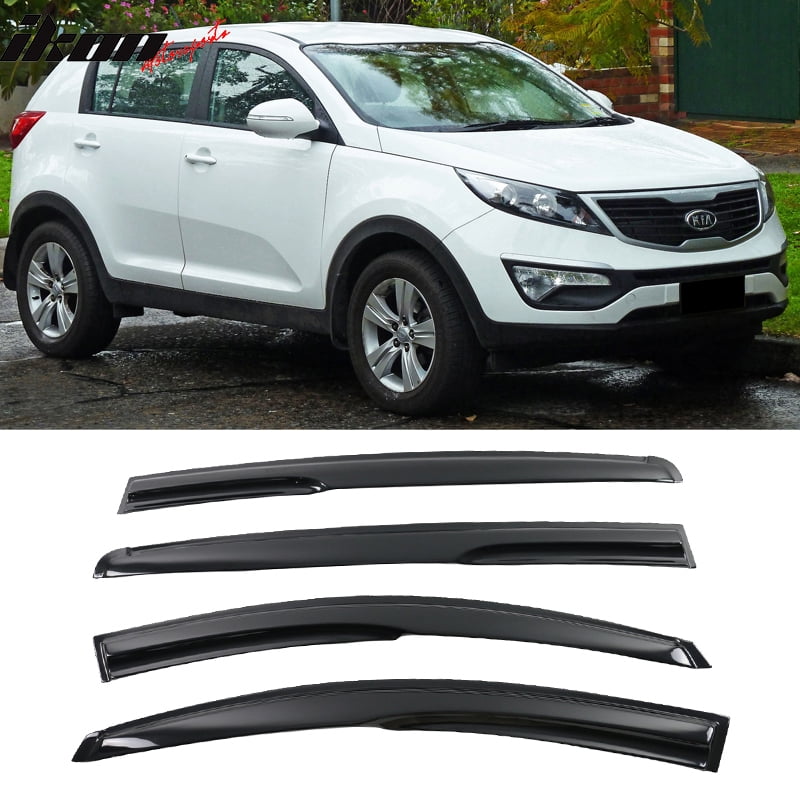 Compatible with 1116 Kia Sportage MU Style Acrylic Window Visors Vent