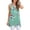 Bm12-FP Mint Green, variant on Anygrew Womens Summer Casual T-Shirt V-Neck Sleeveless Tunic Tops for Leggings Loose Blouse Shirt