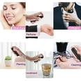 thumbnail image 2 of 3 Pcs 8ML Portable Perfume Refillable Bottle, Mini Atomizer Perfume Bottle Atomiser Spray Bottle, Empty Perfume Travel Bottle Small Refillable Perfume Atomiser Bottles with Droppers(Black+Pink+Silver), 2 of 5