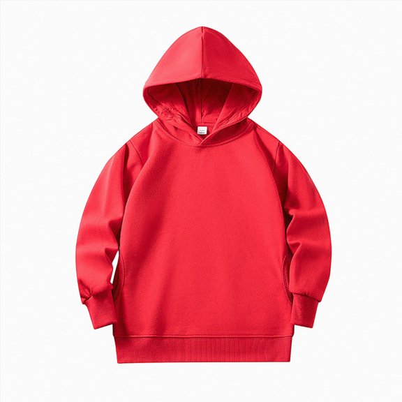 Ymyiu Kids Long Sleeve Sweatshirt Girls Graphic Hoodie Kids Hoodies Cute Sweatshirt 3T 4T(Red, 3-4 Years)