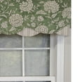 thumbnail image 3 of RLF Home Luxurious Modern Design Classic Basanti Petticoat Style Window Valance 50" x 15" Pine, 3 of 4