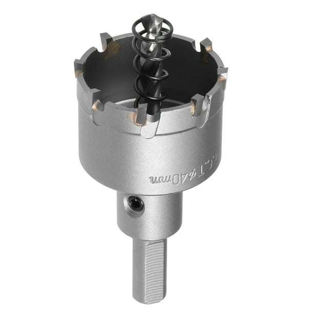 Carbide Hole Cutter Drill Bit for Stainless Steel Alloy, 40mm Walmart