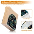 thumbnail image 5 of Yayeee Napkin Holder for Table Kitchen Paper Tissue Organization, Gold Peacock Pattern, 5 of 8