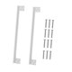 thumbnail image 2 of 2 piezas de placas protectoras de pestillo de puerta que bloquean el acceso a la puerta abatible hacia afuera. Protector de seguridad. 11 pulgadas, 2 of 9