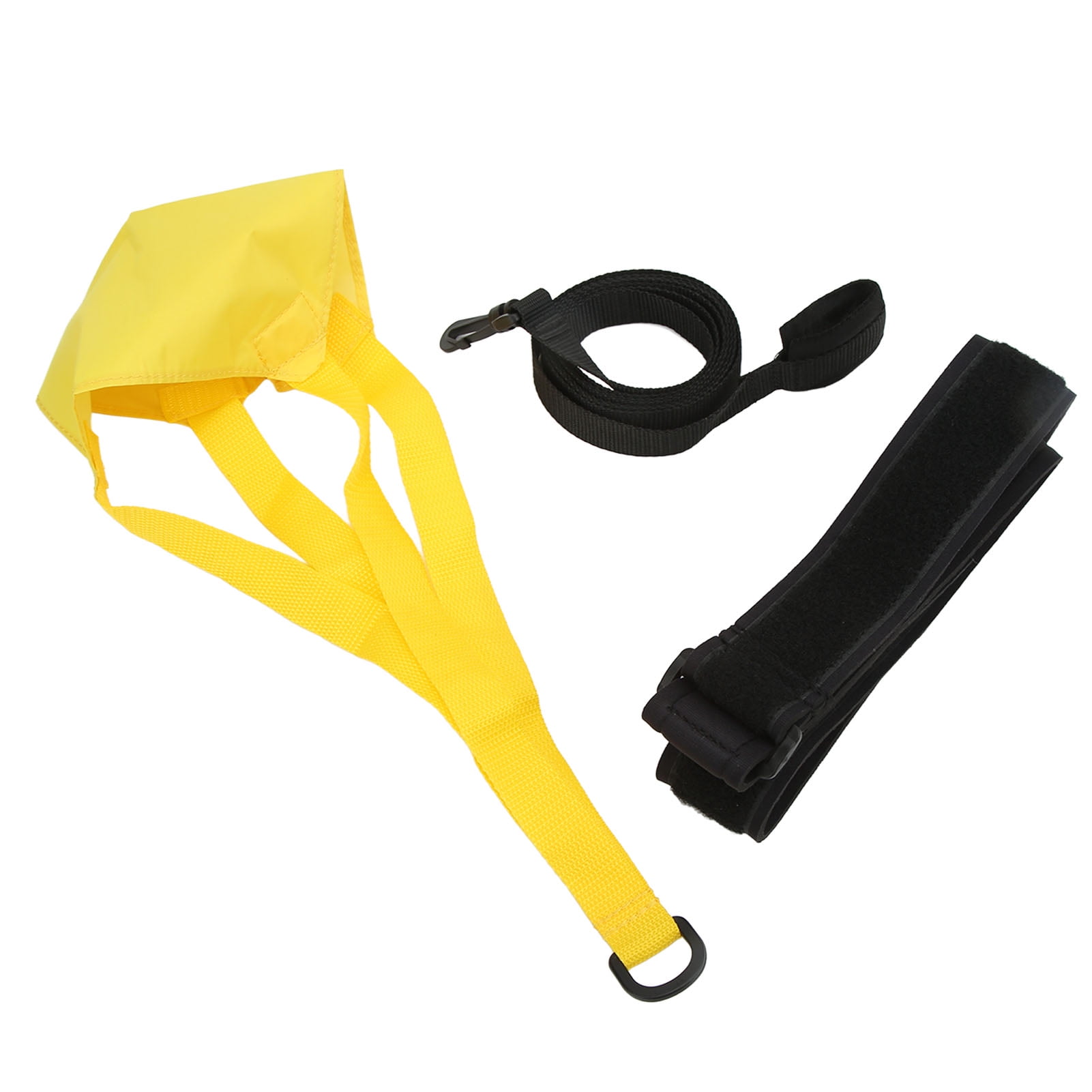 Parachute De Natation, Ceinture D'entraînement De Force Avec Poche En Maille Pour Exercices De Natation (taille L, Noir