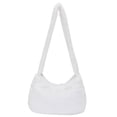 thumbnail image 2 of Bolsa s de mano de felpa para mujer s de mano informales Ehuebsd mullidos portátiles a la moda con estampado de corazón de amor suaves y cálidos para viajes calleje, 2 of 3