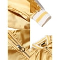 thumbnail image 4 of Weardear Women's Bomber Jacket Lightweight Striped Zip Up Casual Windbreaker with Pockets, 4 of 5