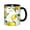 Black, variant on Lemon Fresh Coffee Mug Fun Custom Ceramic Mugs 11oz Black