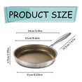 thumbnail image 3 of Non Stick Stainless Steel Frying Pan Skillet Compatible with All Stovetops Including Induction Gas Electric Ceramic Oven Safe Flat Bottom Design Home Kitchen, A Non-Stick Frying Pan, 3 of 9