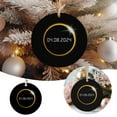 CHENZERO 2024 Keepsake Path Of Totality Solar 2024 Ornament Total