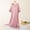 Pink, variant on Naittoop Plus Size Women's Sleepwear Short Sleeve Nightdress Casual Loose Fit Nightgown Lightweight Homewear
