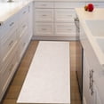 thumbnail image 7 of Yesfashion Carpets Area Rugs Washable 2'3"*8' Modern Solid Hallway Runner Rug Soft Low-Pile Non-Slip Machine Runner Rug for Kitchen Bedroom,Beige Beige texture 2ft3in*8ft, 7 of 7