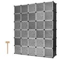thumbnail image 1 of Costway DIY 30 Cube Portable Closet Storage Organizer Clothes Wardrobe Cabinet W/Doors, 1 of 10