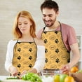 thumbnail image 5 of Paw Prints and Bones Apron-Garden Aprons for Women with Pockets-Cotton Linen Waterproof Kitchen Cooking Gardening Aprons Adjustable for Kitchen,Cooking,BBQ and Salon 33x27 Inch, 5 of 7