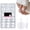 A0-French Milky White, variant on Pure White Toenails Press On, 180Pcs Pre-buffed Soft Gel Press On Toenails Short Square Full Cover No Need Filing 15 Sizes White Fake Toenails Extensions for Women Home Salon Pedicure