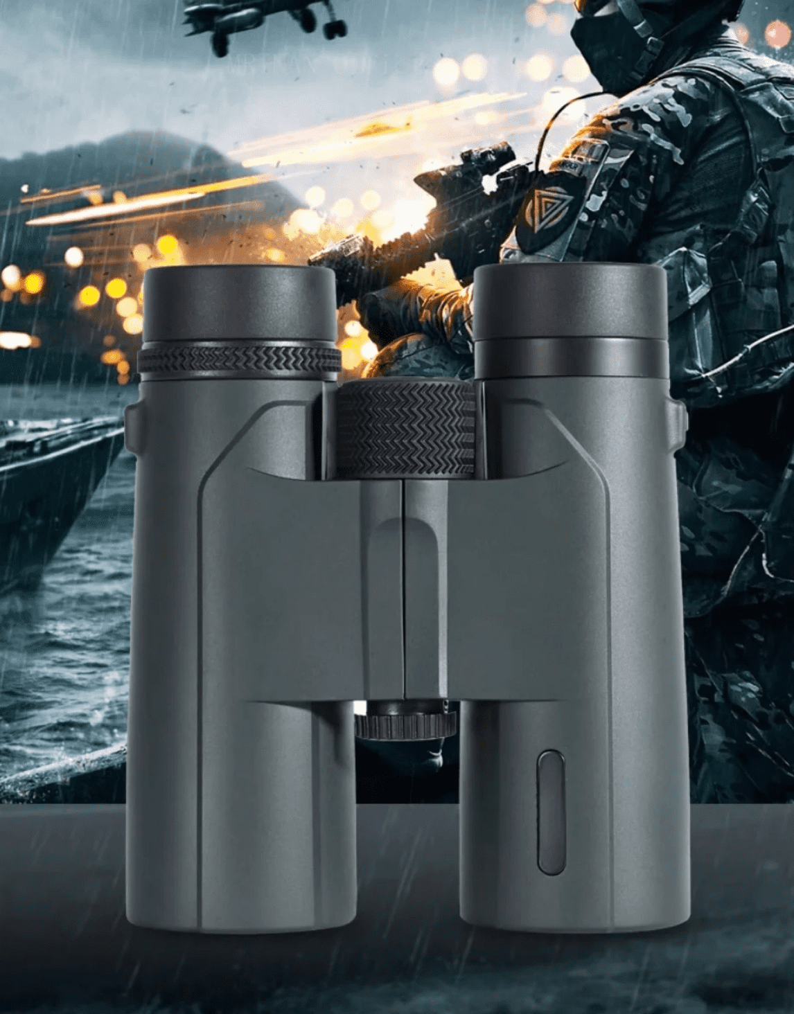 Powerful Telescope 10X42 Professional Binoculars Low Light Night Vision Long Range Magnification Hunting Camping Equipment