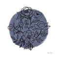 thumbnail image 3 of Zaman, Farida 20x20 Black Modern Framed Museum Art Print Titled - Black and White Botanical I Navy, 3 of 5