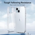 thumbnail image 3 of Funda de teléfono transparente ESR a prueba de golpes para iPhone 15, resistente al amarilleo, 3 of 8