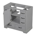 thumbnail image 2 of Furvclv 36'' Bathroom Vanity, Modern Wooden Bathroom Storage Cabinet, With 6 Drawers, Multi-Functional Drawer Divider, Adjustable Shelf (NOT INCLUDE SINK), 2 of 9
