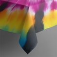 thumbnail image 5 of Rainbow Tie Dye Mandala Pattern Square Tablecloth,Waterproof Square Table Cover,Wipeable Spillproof Washable Table Cover for Home Kitchen Party Decor 42"X42"(107x107cm), 5 of 6