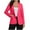 Hot Pink, variant on BADHUB Women's Blazer Open Front Casual Bussiness Cardigan Notch Collar Long Sleeve Lapel Work Office Suit Jackets Black XL