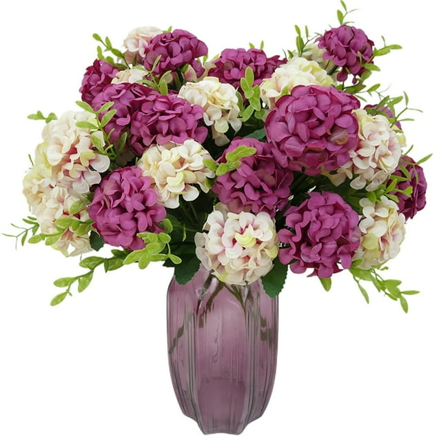 POINTERTECK 1Pc Fadeless DIY Fake Flower Faux Silk Floral Arrangement Artificial Plant Office Decor