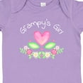 thumbnail image 4 of Inktastic Grampy's Girl Heart Flowers Girls Baby Bodysuit, 4 of 5