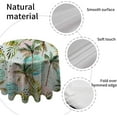 thumbnail image 3 of Coolnut Round Tablecloth Watercolor Tropical Trees Modern Table Cover for Home Decoration Washable Table Cloth for Dinner Picnic 60in, 3 of 5