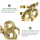 thumbnail image 5 of unbranded 4Ud Decorativos Para Servilletas Con De Dragón En Metal Dorado Para Restaurantes, 5 of 6