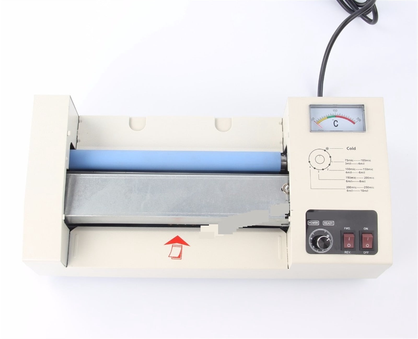 A4 230mm Hot +Cold Thermal Laminating Machine Pouch Roll Laminator Office Equipment Embossers ,Easy Operation