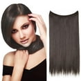 SIfdSeng Hair Extensions Secret Hidden Wire in Real Long Thick Straight