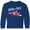 Royal Blue, variant on Born to Race- Pink Race Car Long Sleeve Youth T-Shirt