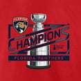 thumbnail image 4 of Men's Fanatics  Red Florida Panthers 2024 Stanley Cup Champions Primetime T-Shirt, 4 of 4